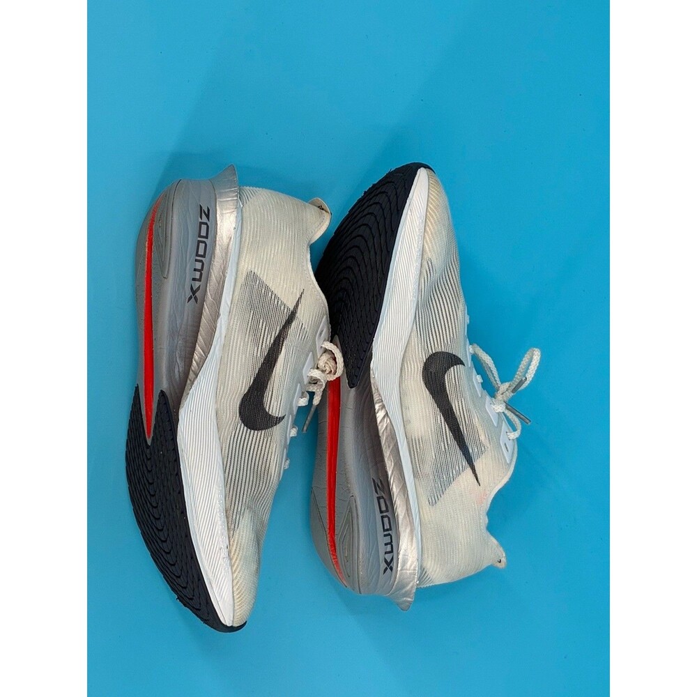 Nike ZoomX Vaporfly 4 Men’s 6 White Obsidian Carbon Plate Racing Shoes